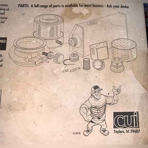 Kerosene Heater Wick #8A Cui 7.5” x 7.5” Prop or Heating Vintage - Picture 7 of 7